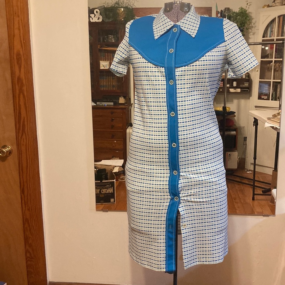 2209 Fantastic vintage housedress; in great shape!